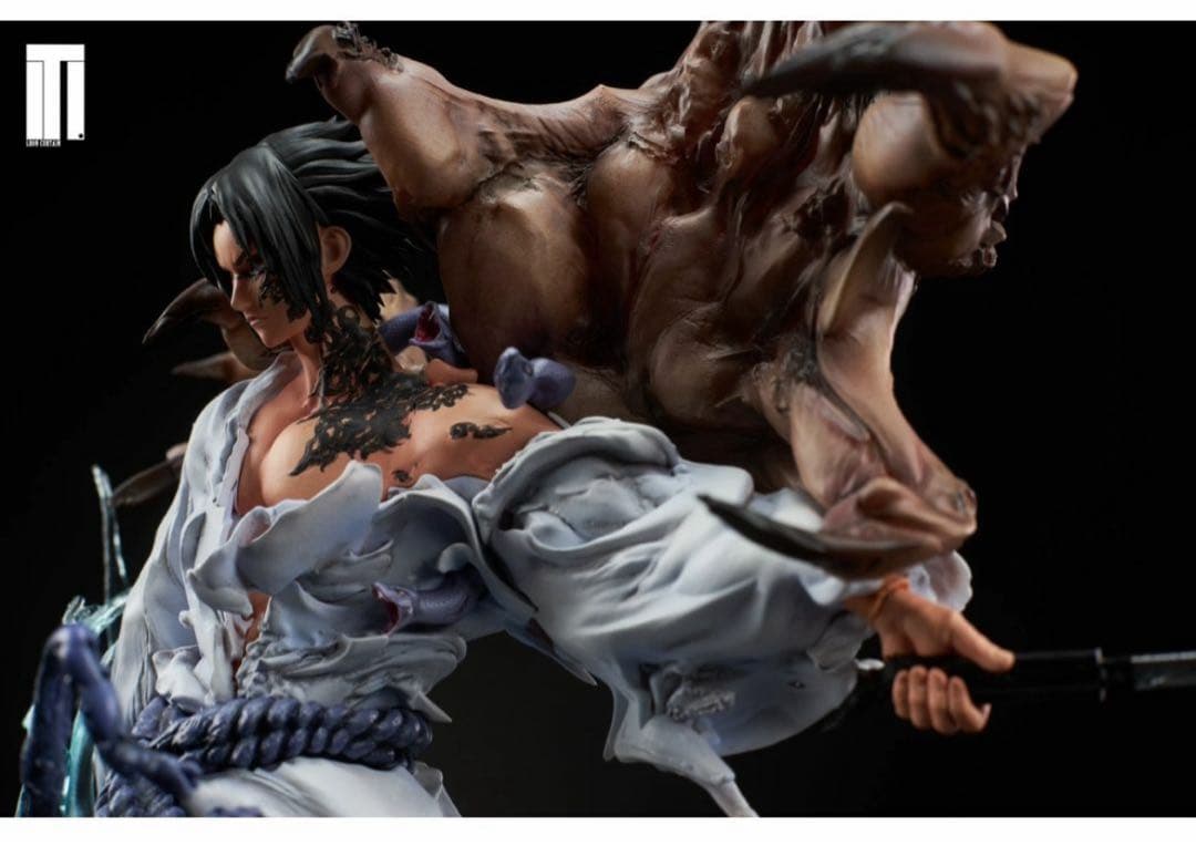 ナルト 疾風伝 うちはサスケ塗装済み完成品 フィギュア30.5センチ未使用未開封