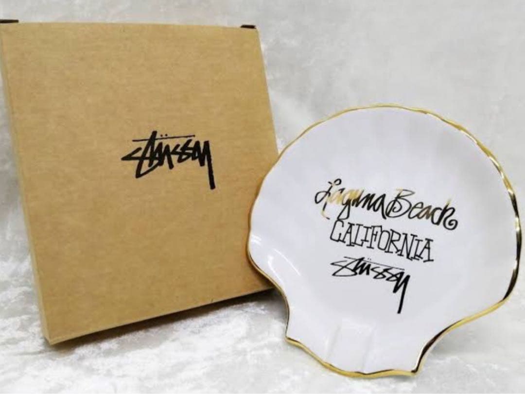 【レア】STUSSY CERAMIC SEA SHELL ASHTRAY 灰皿