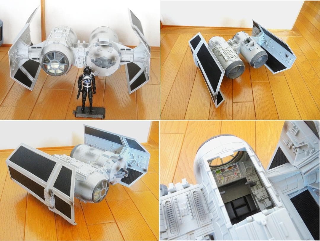【希少中古お得セット】ハズブロ　帝国軍TIEファイターシリーズ3機セット