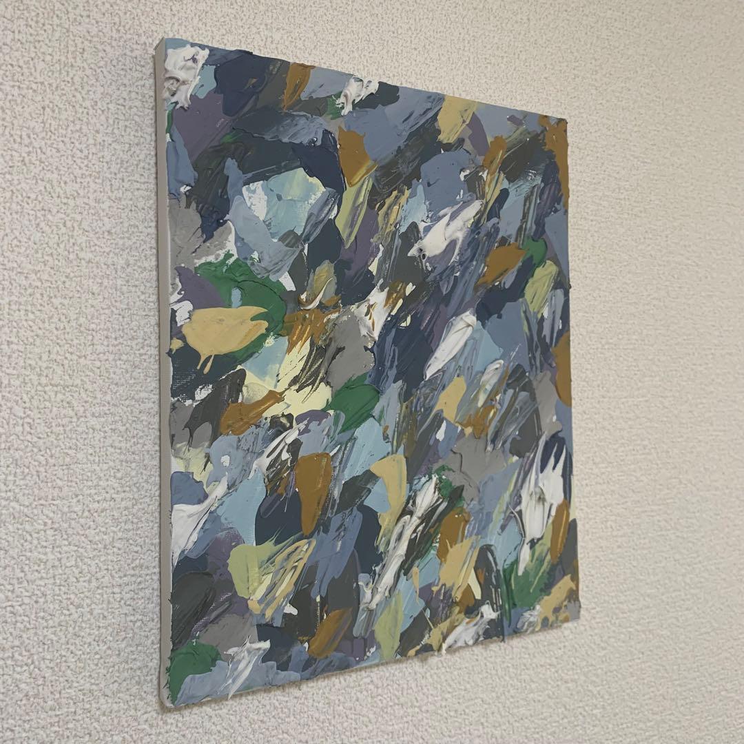 「Fog Trees」2023 抽象画 原画 アクリル 絵画