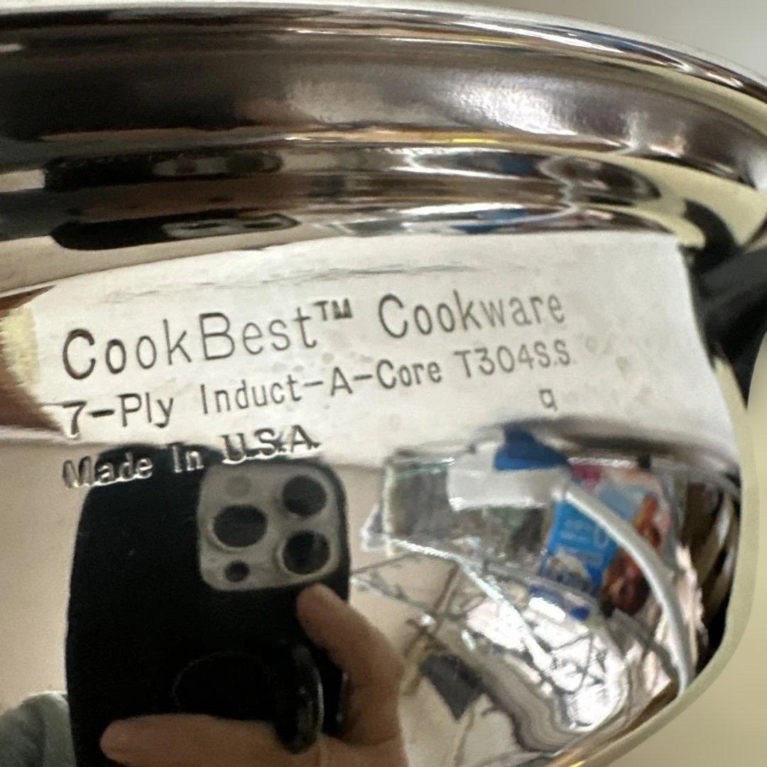 JUKI CookBest ジューキ クックベスト IH対応 片手鍋 蓋付 美品