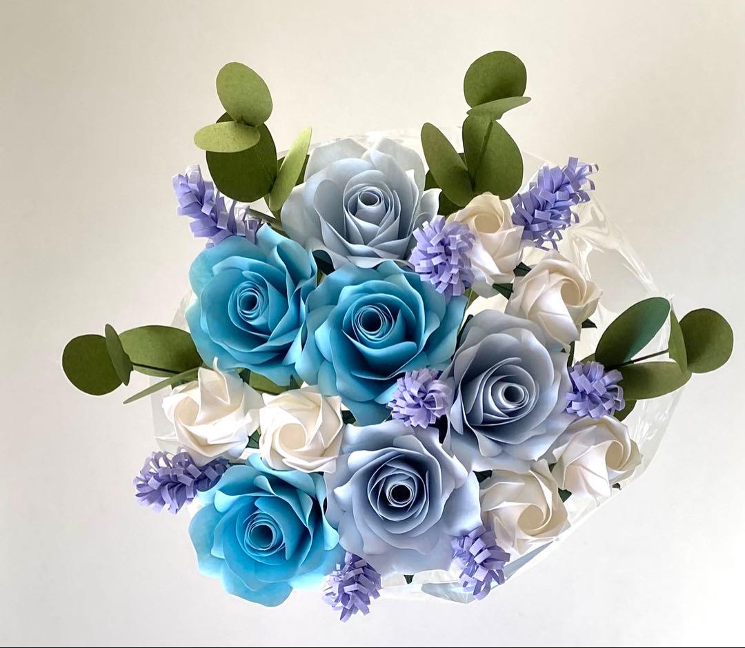 【受注生産】折り紙ブーケ 花束 プレゼント ギフト 枯れない 造花 一点物