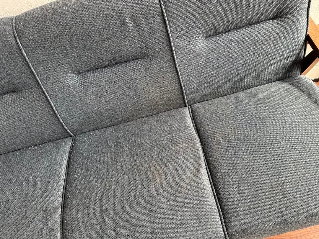 デニム調ソファー♡3人掛け♡木製