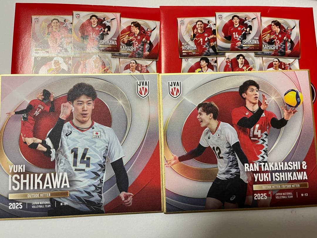 石川祐希 グッズまとめ 生写真、チェキ、ステッカー、カード、ミニ色紙など