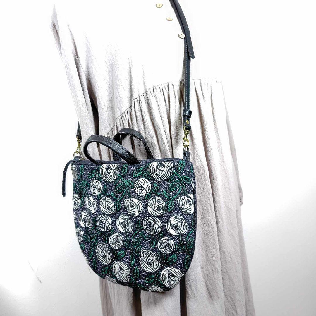 【専用】/rosyロージィーネイビー/ロングミニラウンドショルダー