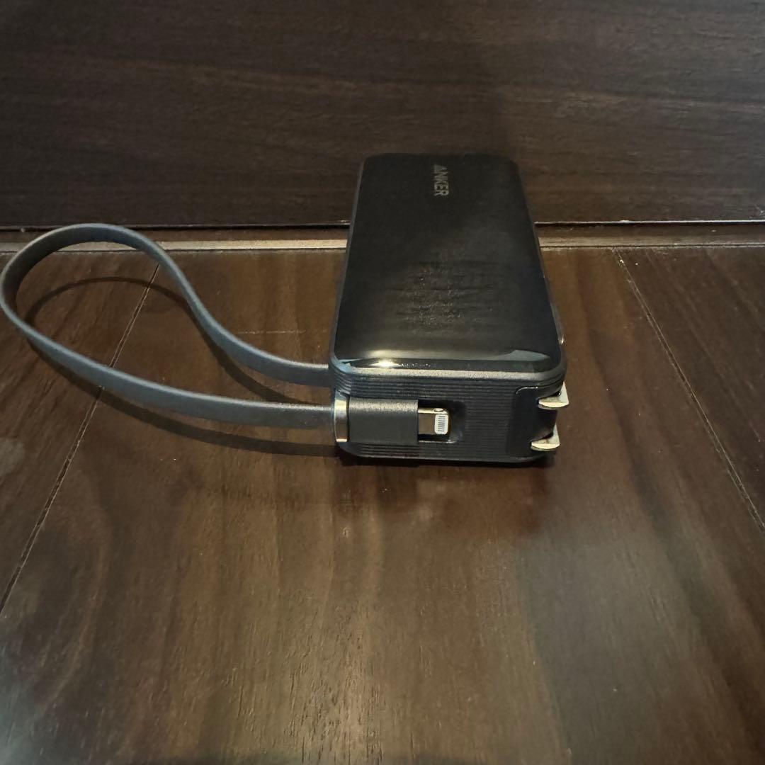 Anker モバイルバッテリー 黒　Lightning タイプ-C