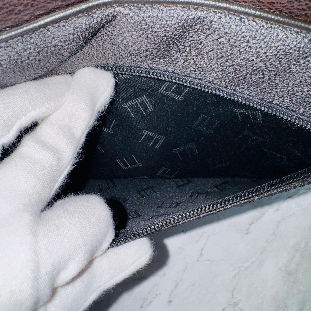 ✨Dunhill✨ダンヒル✨ブラック✨ロゴ✨ヴィンテージ✨クラッチ✨