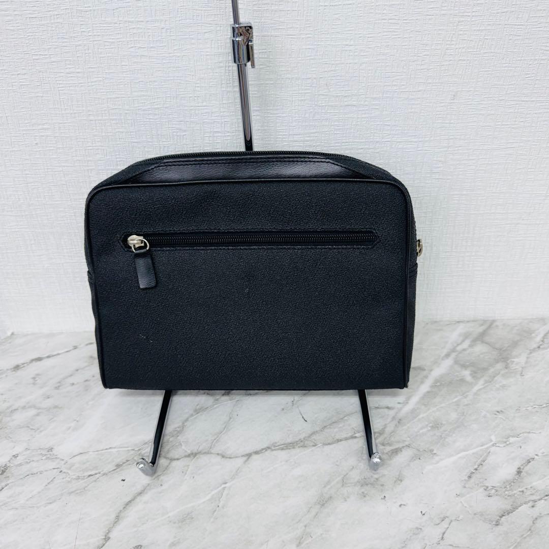 ✨Dunhill✨ダンヒル✨ブラック✨ロゴ✨ヴィンテージ✨クラッチ✨