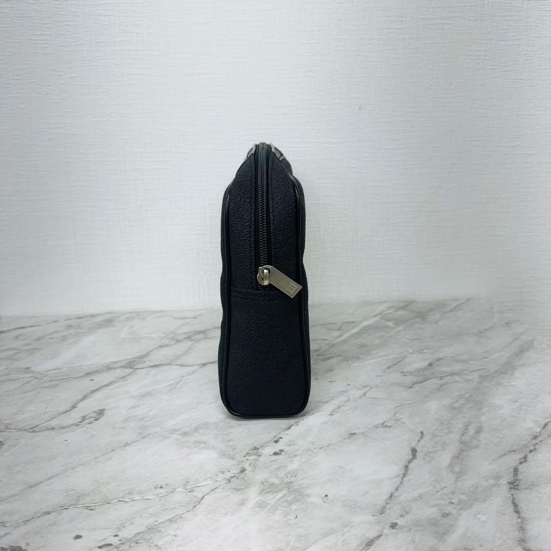 ✨Dunhill✨ダンヒル✨ブラック✨ロゴ✨ヴィンテージ✨クラッチ✨