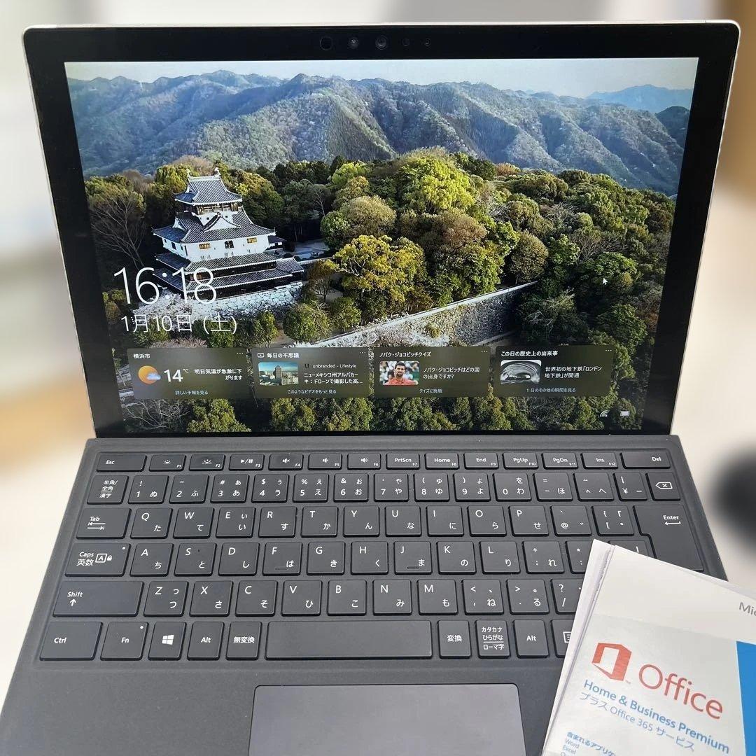 7112【訳あり美品】Surface 4 Pro キーボード Office365