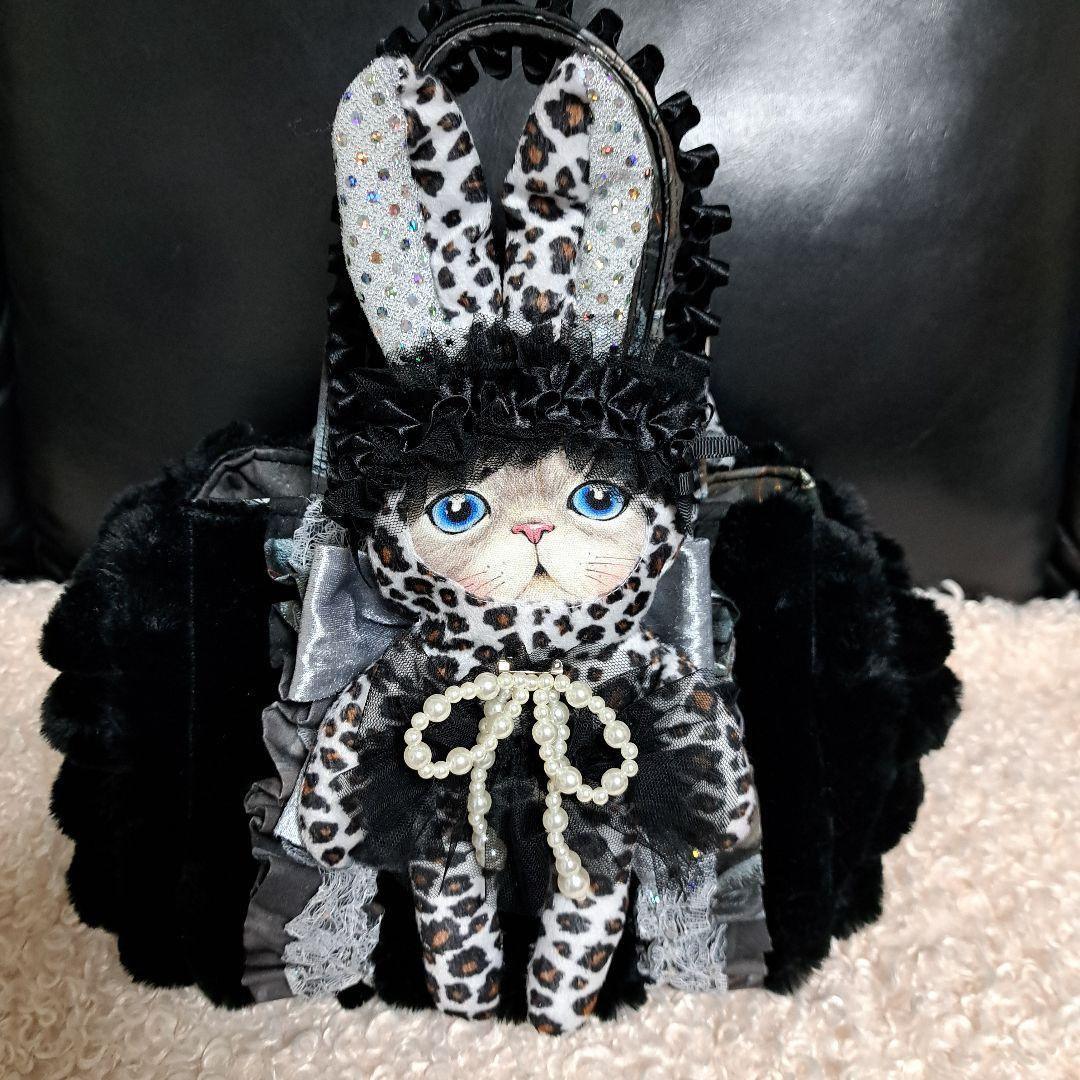 ゆ*ら様 コヤンイサムチョン♥️ルミちゃん　グレー　薔薇　ベロア豹柄　シックブラ