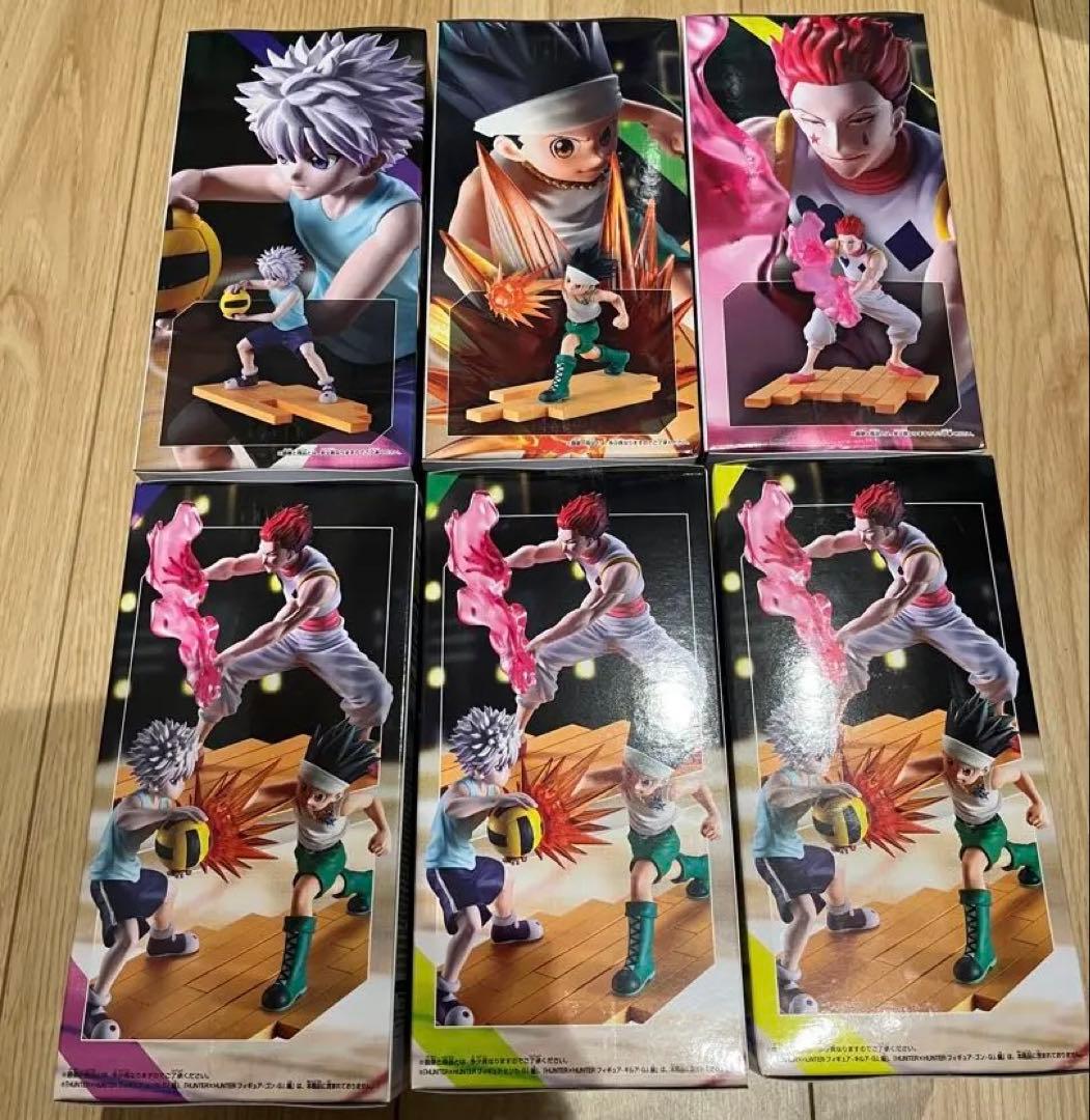 HUNTER×HUNTER G.I.編　ゴン キルア ヒソカ フィギュア6体
