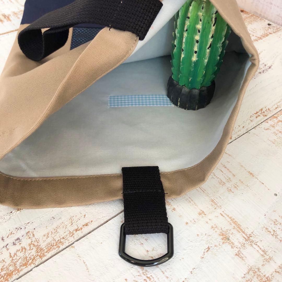 アウトドア風デザイン☆入園入学４点セット トリコロールカラー 個性的