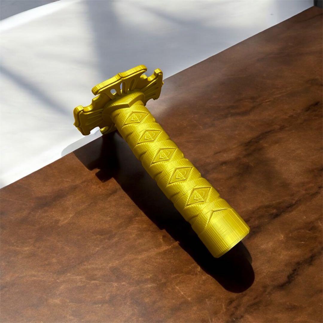 3D プリンター　日本刀　金　色　伸縮　刀