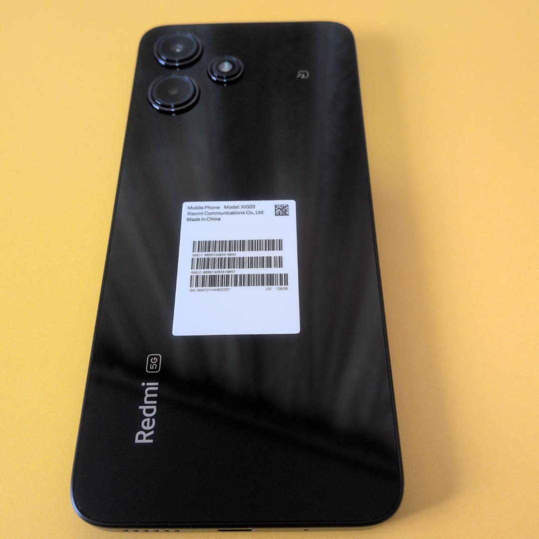 Redmi 12 5G 美品 フィルム・ケース付き XIG03 SIMフリー