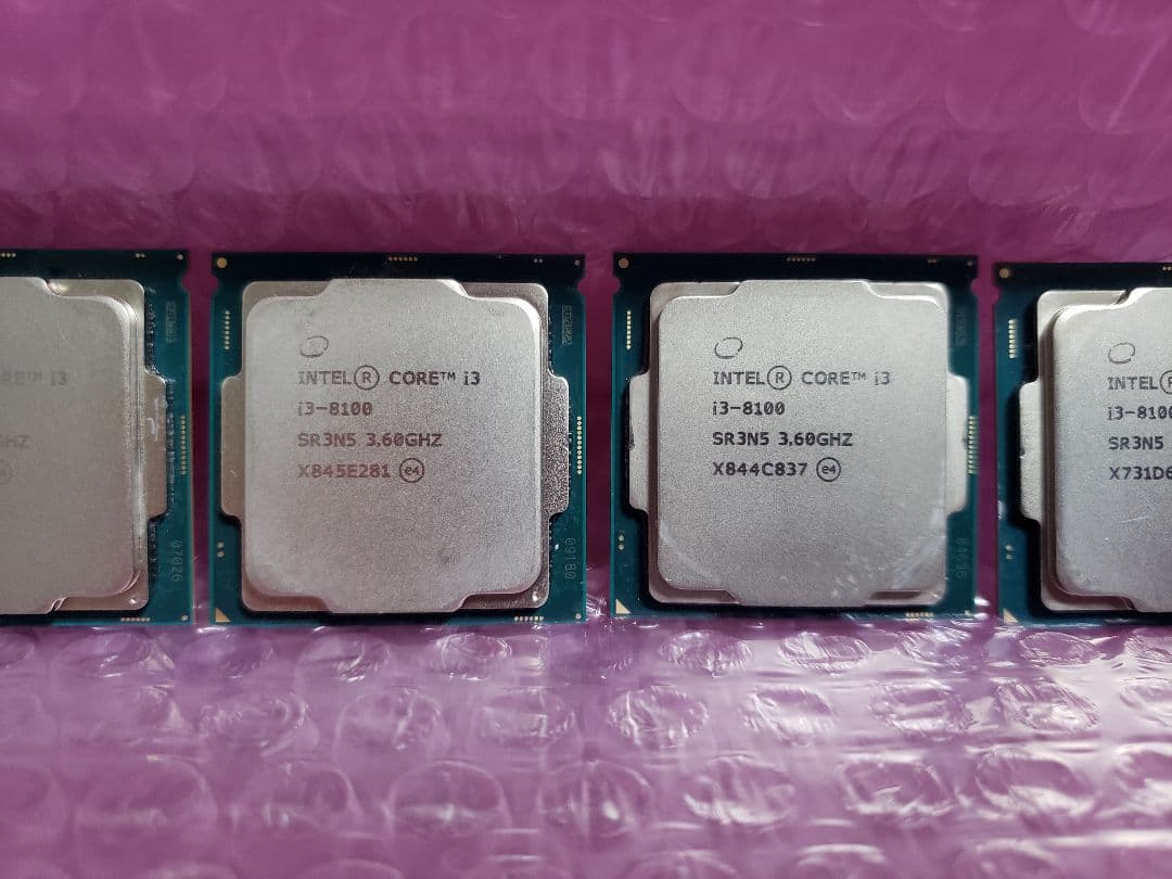 第8世代CPU Corei3-8100×5 Windows起動確認済＃150