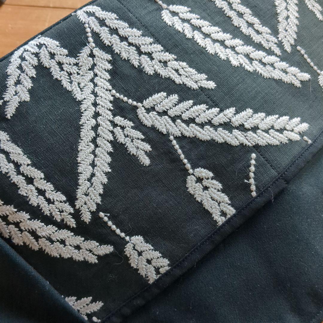 ハンドメイド　ミナペルホネンspica刺繍　2wayバック