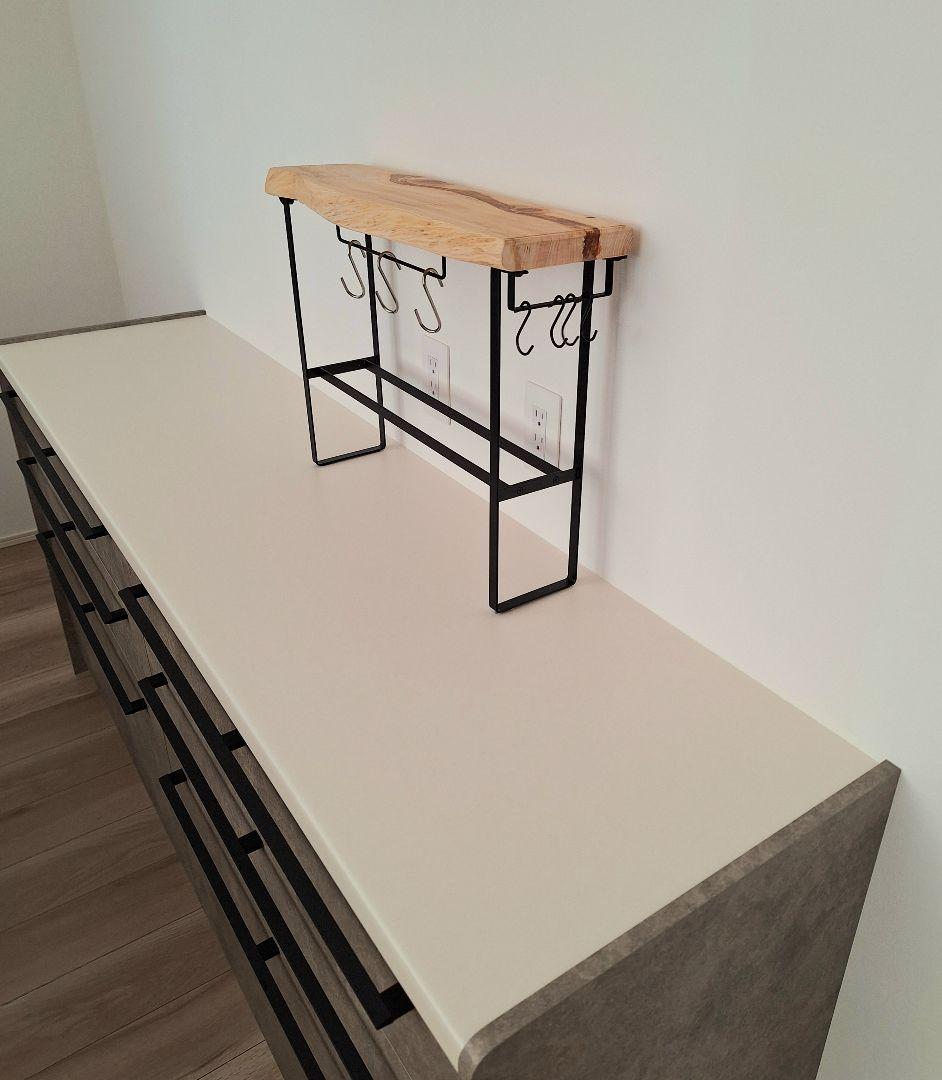 コンソールローテーブル　檜　多用途