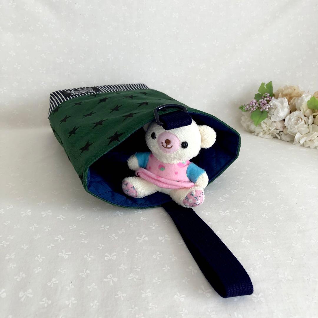 レッスンバッグ他３点セット 男の子 グリーンスター柄 ＆ ヒッコリーデニム