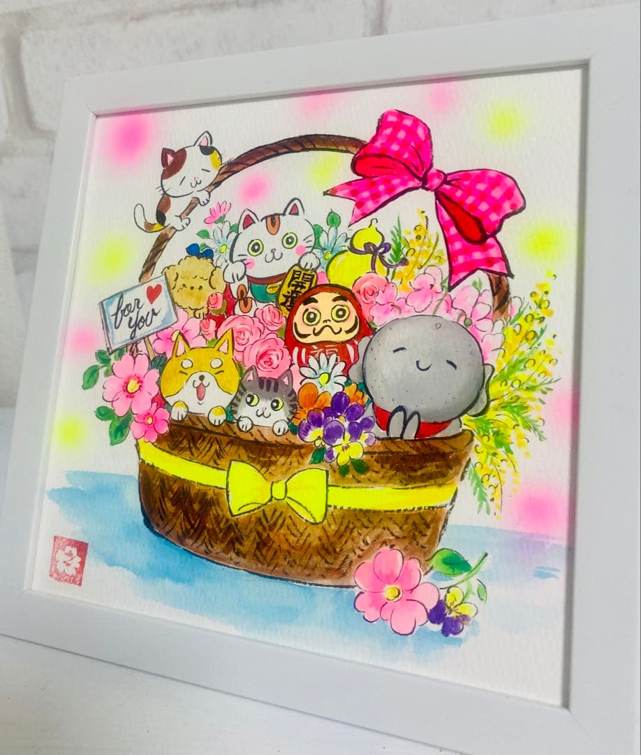ぷうあ 絵画二点