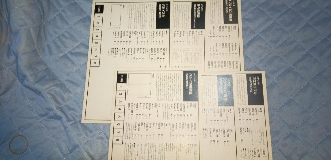 【数回使用】エポック社「装甲擲弾兵」「東部戦線」(セット)