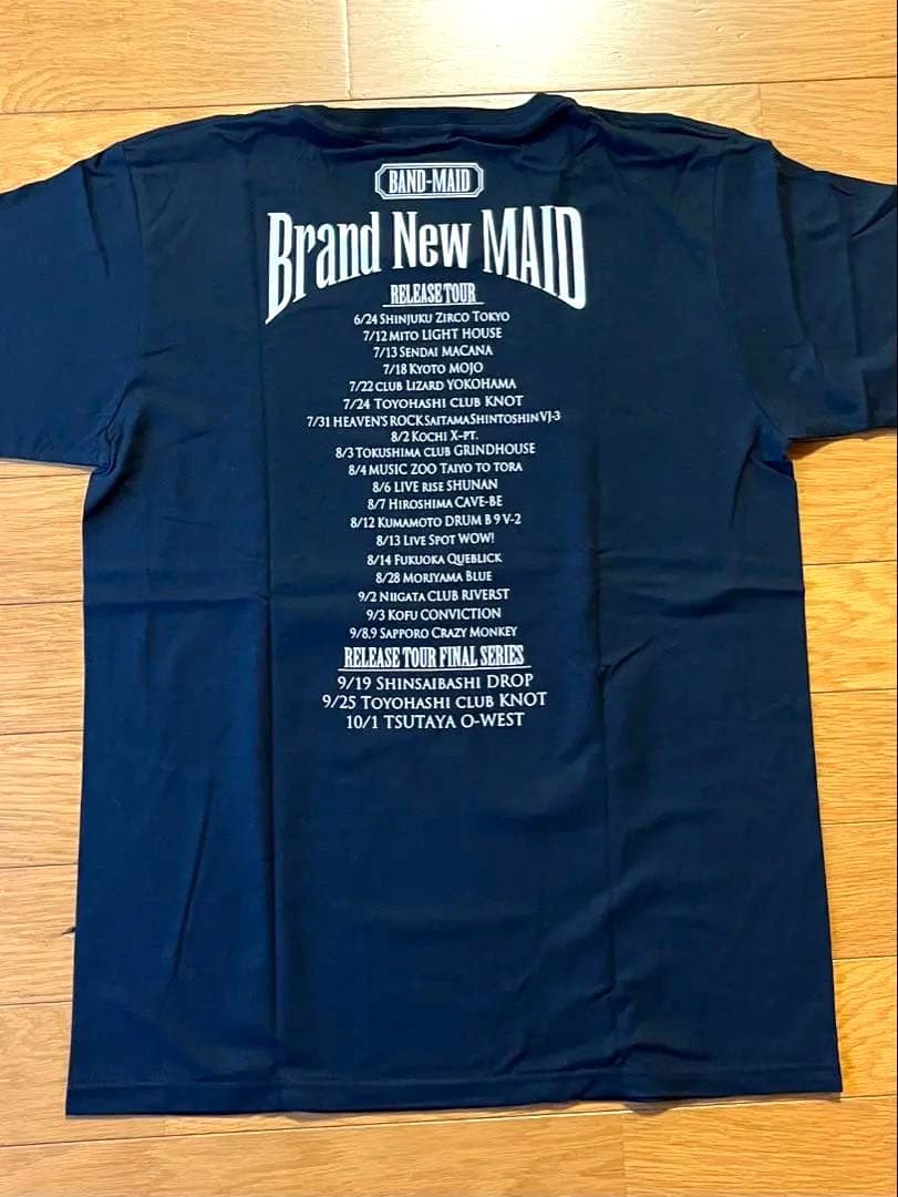 2016 ⭐︎BAND-MAID⭐︎Brand New MAID Tシャツ
