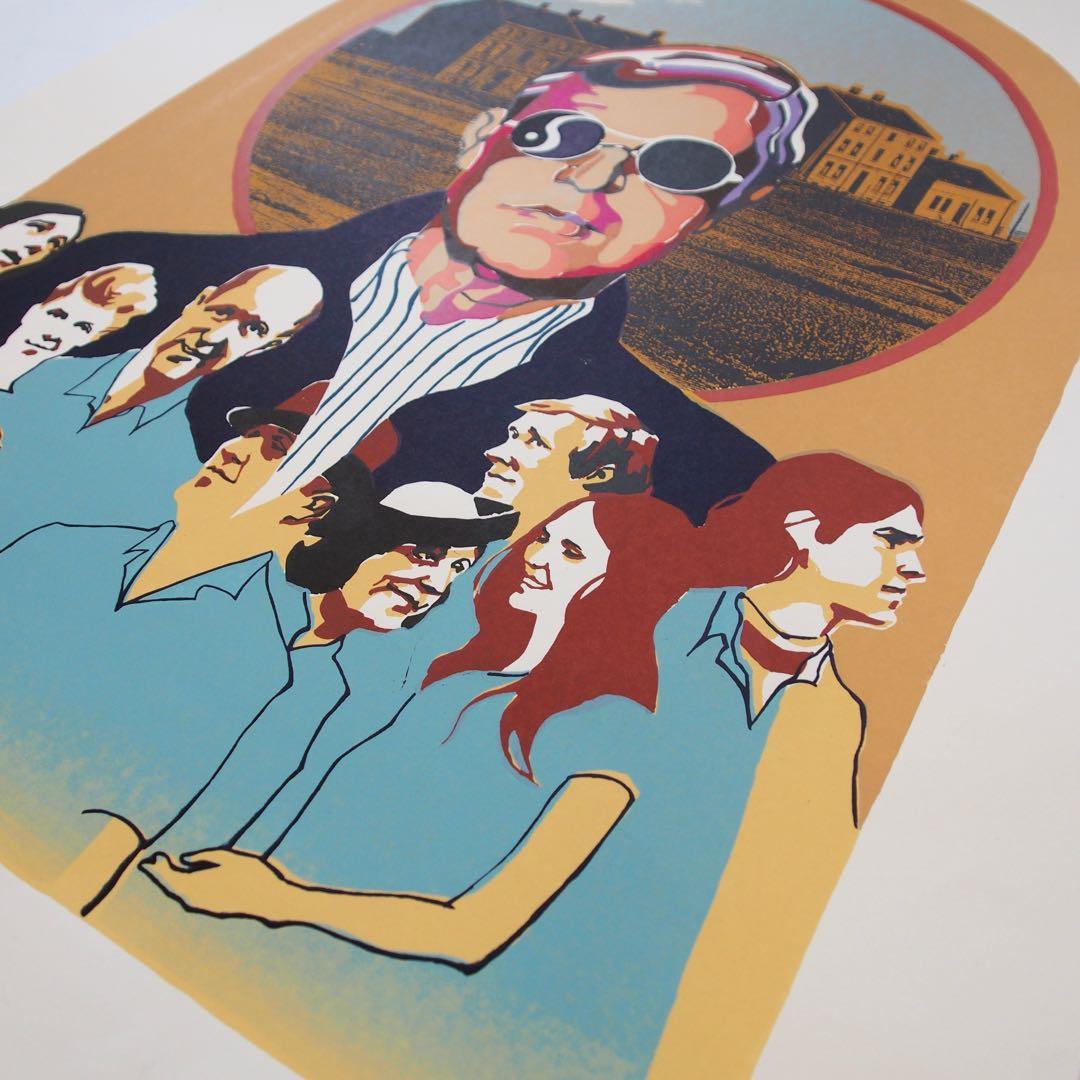 シルクスクリーン オリジナル 作品 アート 60s LP 版画 カルチャー