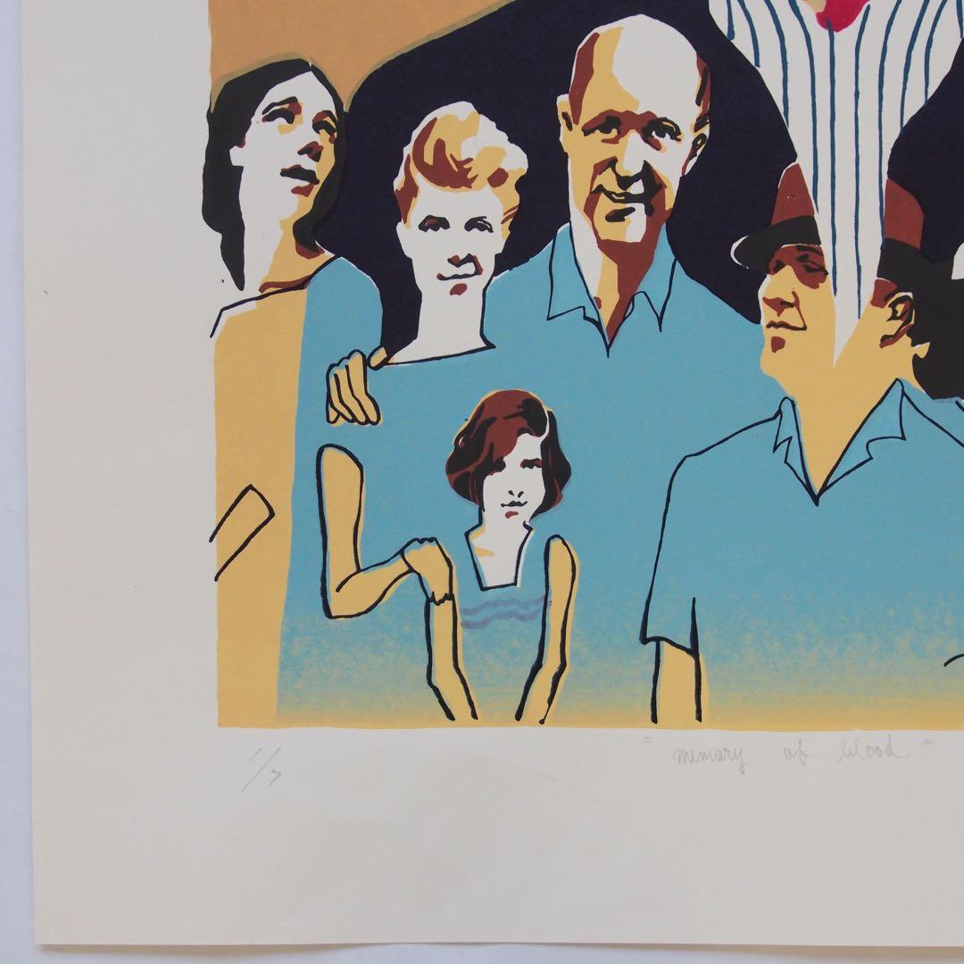 シルクスクリーン オリジナル 作品 アート 60s LP 版画 カルチャー