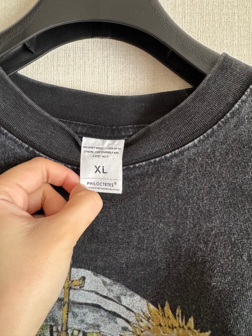 XLサイズ デスノート　みさみさ　Tシャツ ダークグレー