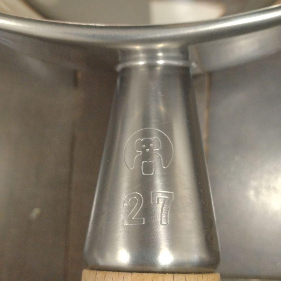 本間製作所 仔犬印 クラッド行平鍋27cm（5.2L）