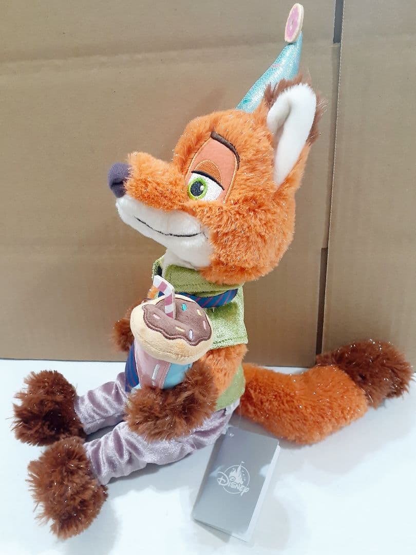 Disney ズートピア 10周年 ニック ぬいぐるみ