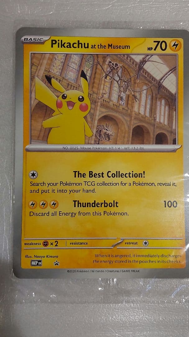 2枚セット Pikachu at the Museum ポケモンカード