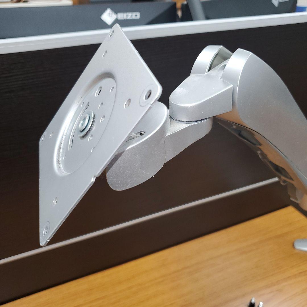 ERGOTRON モニターアーム シルバー