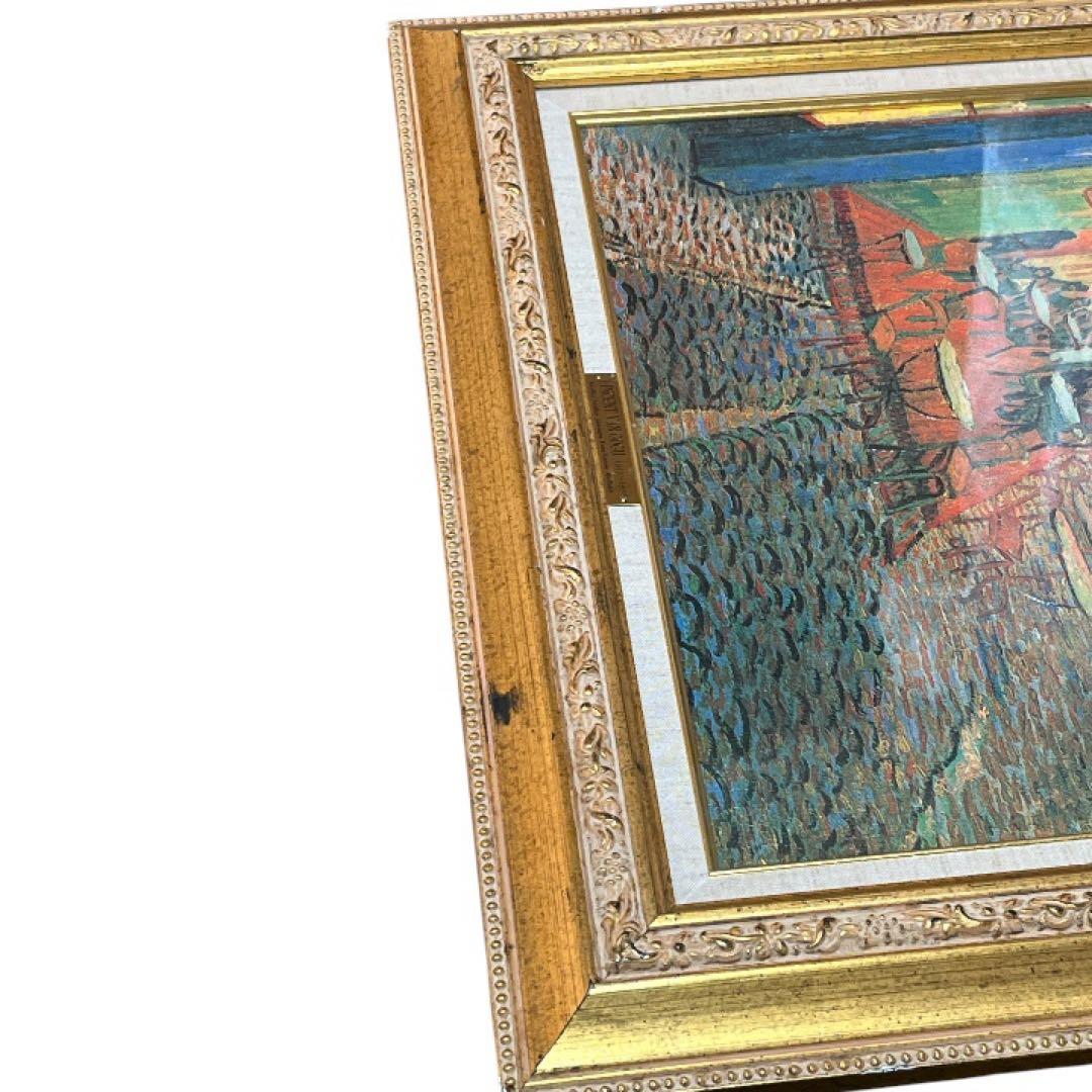 ゴッホ 夜のカフェ 額装 絵画 複製 名画 インテリア 壁掛け