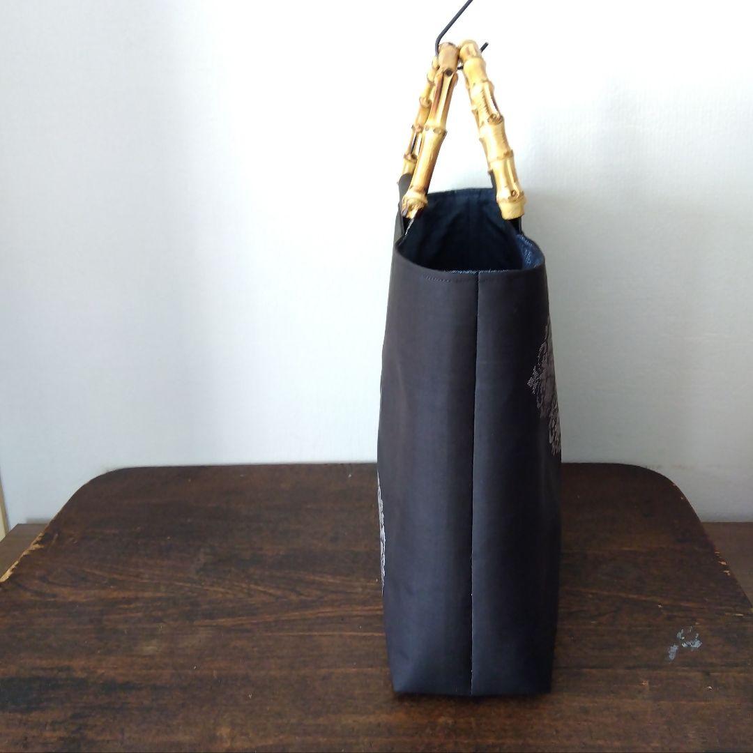 782 おでかけバック 大島紬 正絹 着物リメイク 大島紬