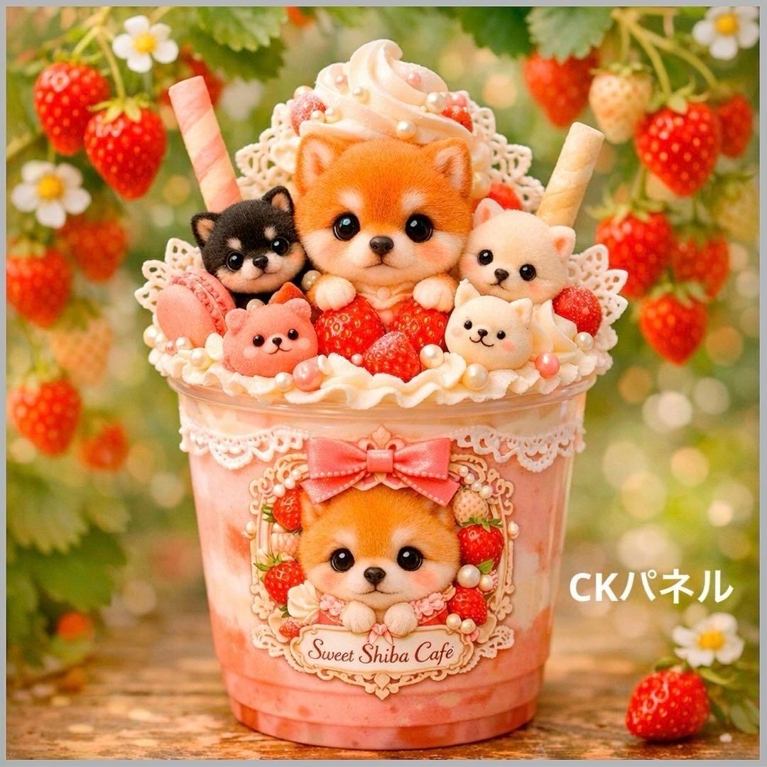 激レアポメラニアン、トイプー、柴犬、パグ、ダックス、チワワパネル生地