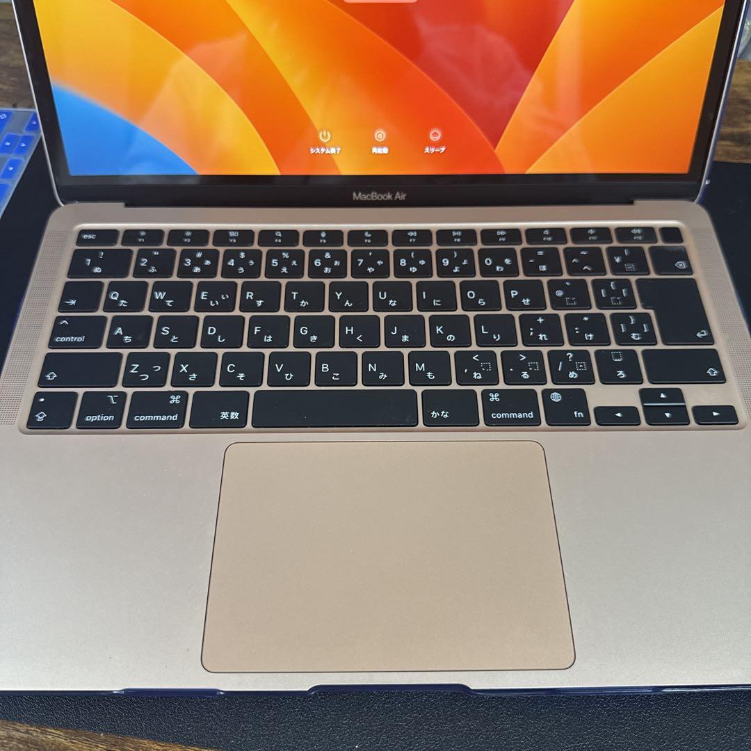 【充電回数166回】MacBook M1 2020 ストレージ512GBゴールド