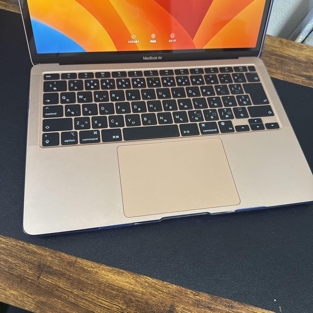 【充電回数166回】MacBook M1 2020 ストレージ512GBゴールド