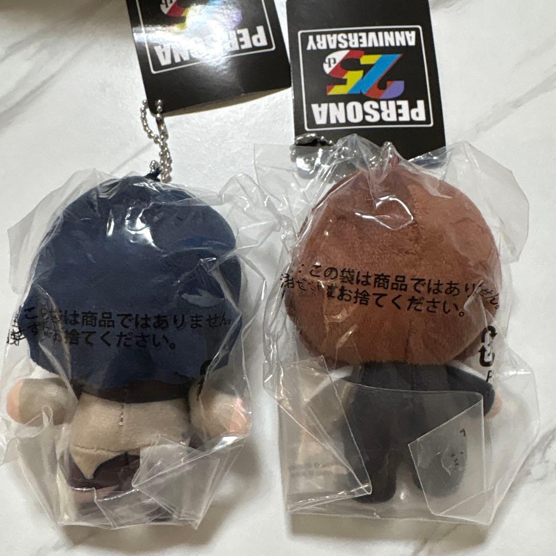 ペルソナ25周年 主人公ぬいぐるみキーホルダー 周防達哉 天野舞耶 ペルソナ2