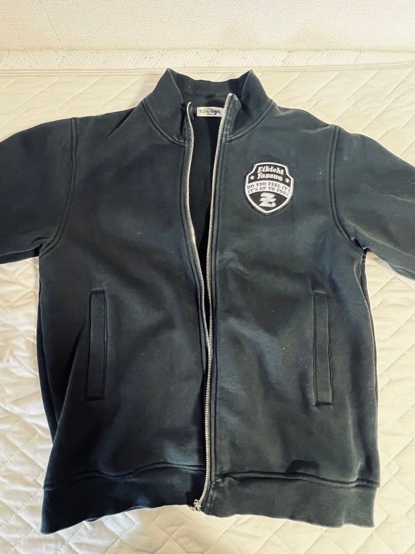 矢沢永吉　ジャンパー ROCK'NROLLブラック サイズXL