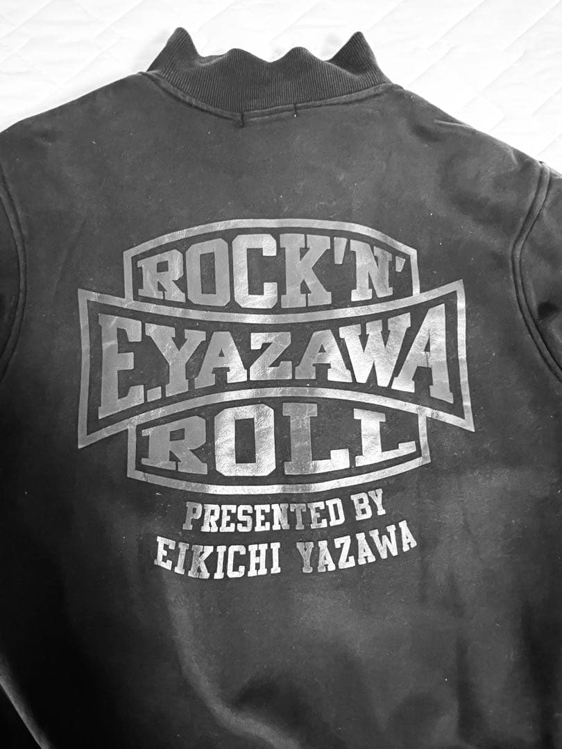 矢沢永吉　ジャンパー ROCK'NROLLブラック サイズXL