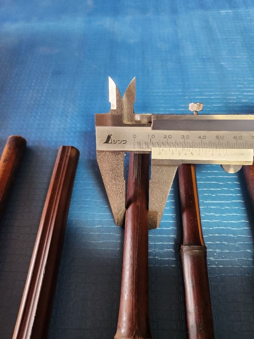 天然竹素材 10本セット 約60cm