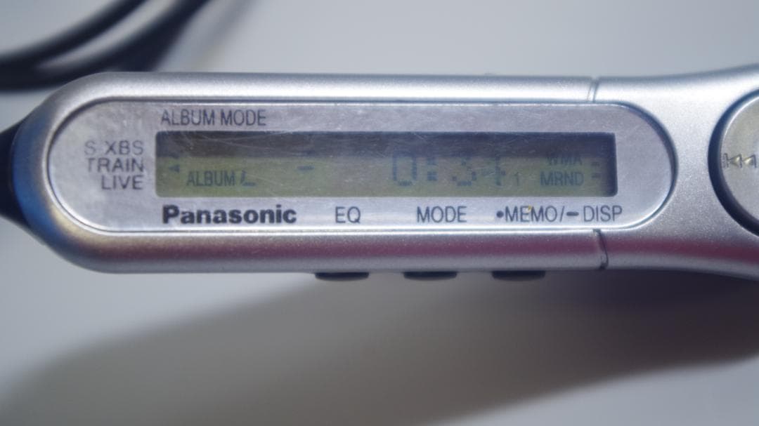 A4258 Panasonic SJ-MJ50 ポータブルMDプレーヤー