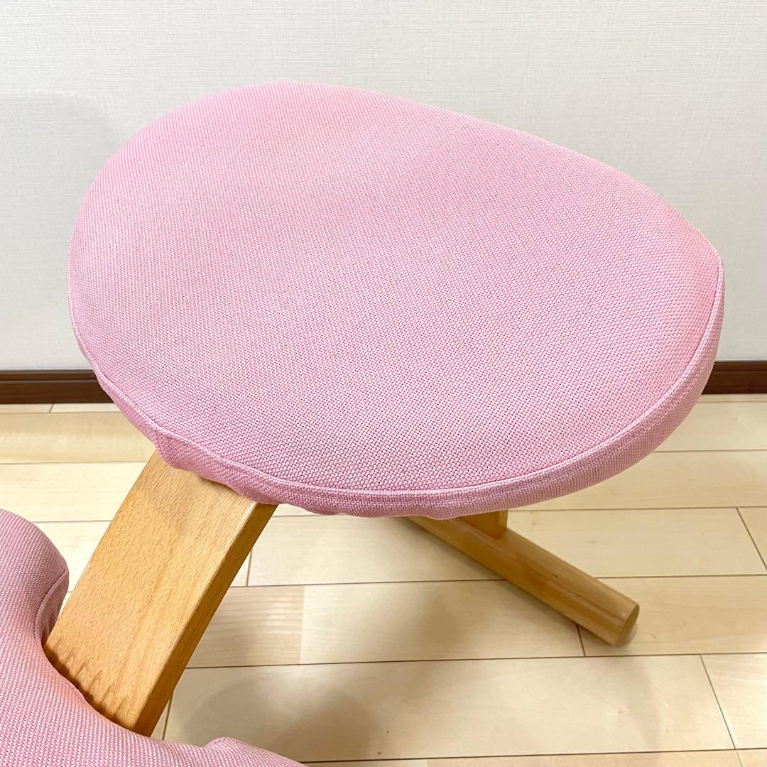 バランスラボ バランスチェア バランスイージー ピンク 中古品 サカモトハウス