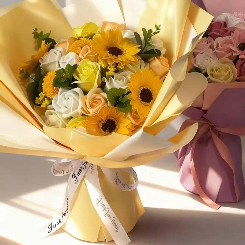 2個人気商品豪華枯れない花束ソープフラワー卒業式玄関インテリア造花誕生日結婚式