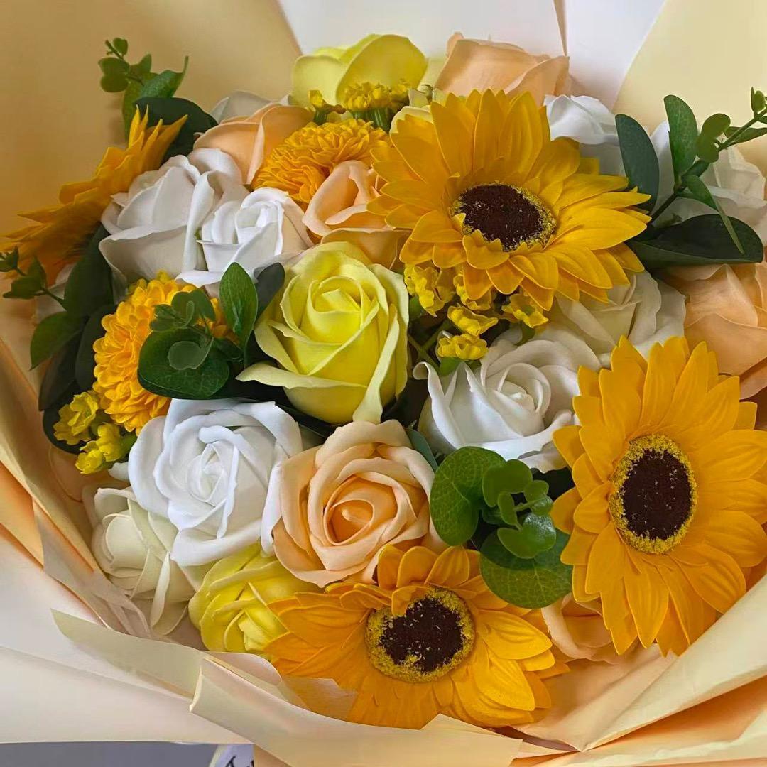 2個人気商品豪華枯れない花束ソープフラワー卒業式玄関インテリア造花誕生日結婚式