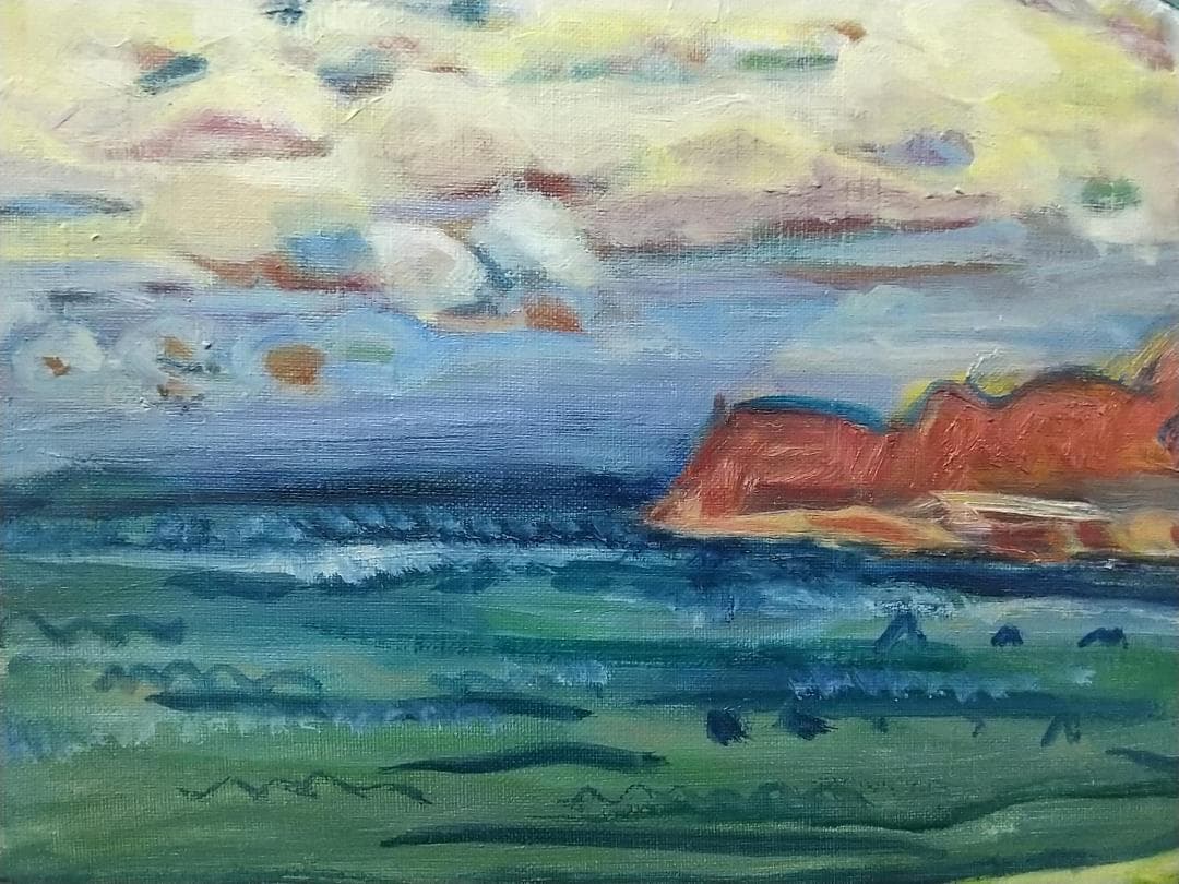 「富士 」 F6 絵画 油絵 油彩画 風景画 アート 富士山