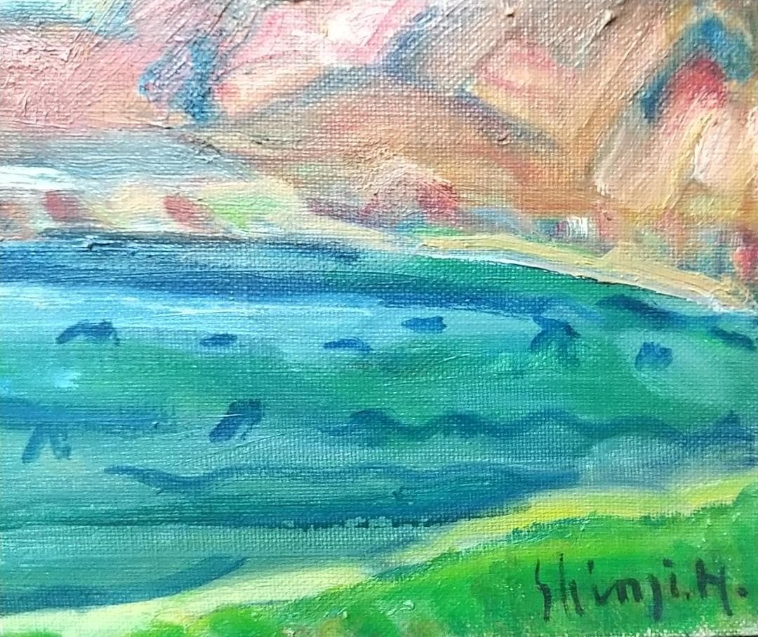「富士 」 F6 絵画 油絵 油彩画 風景画 アート 富士山