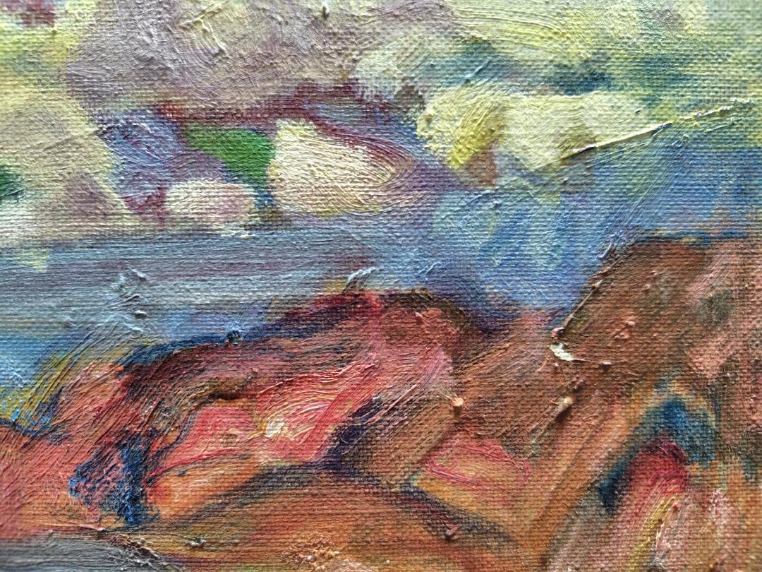 「富士 」 F6 絵画 油絵 油彩画 風景画 アート 富士山