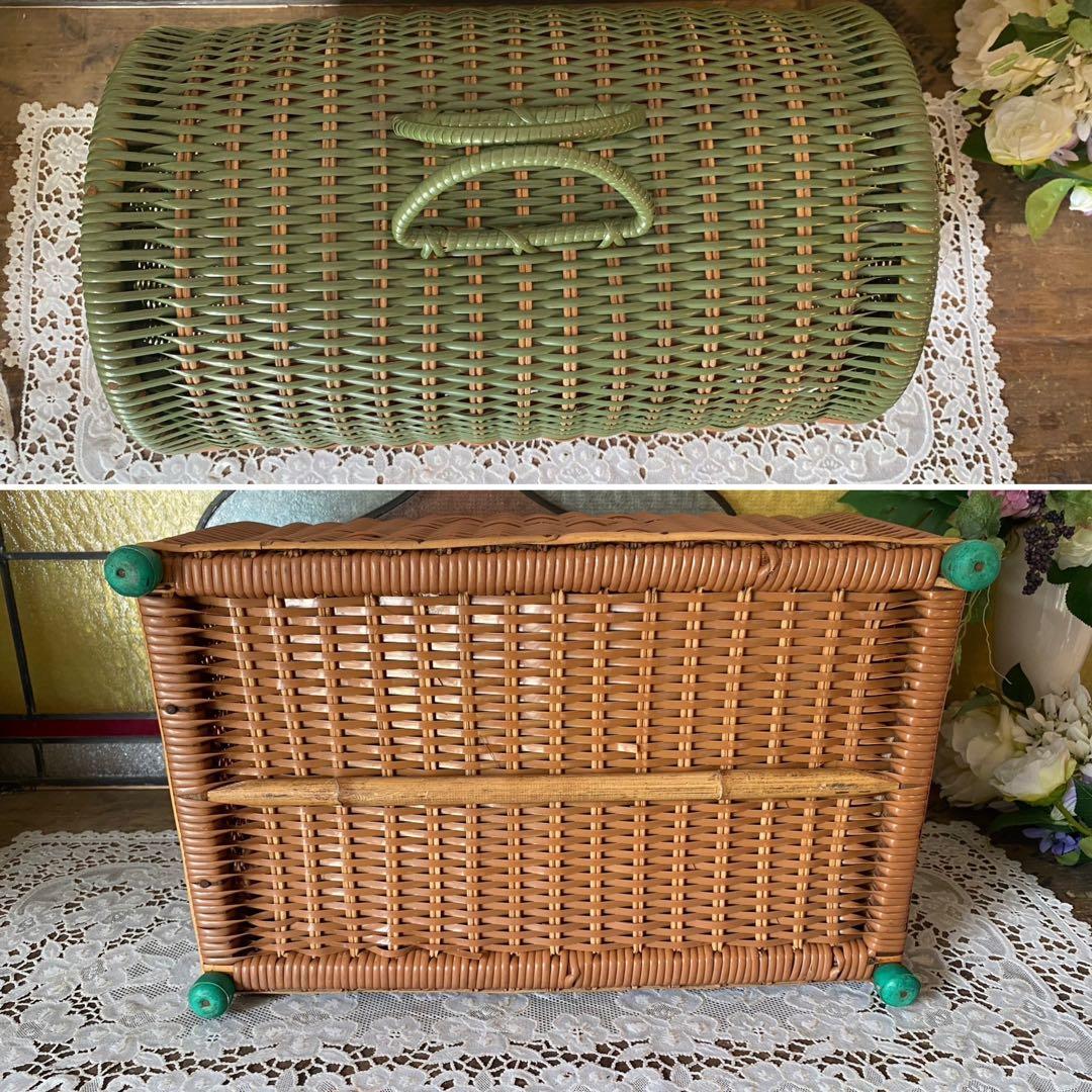 かご ペット用 キャリーケース 猫 犬 インテリア 昭和レトロ アンティーク